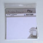 Zutter 8” x 8” beli listi za albume