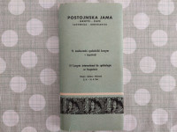 REDKA,STARA KARTA,PROSPEKT,TURISTIČNI VODNIK POSTOJNSKA JAMA,L. 1965