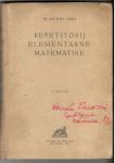 REPETITORJI ELEMNTARNE MATEMATIKE, 1950, v hrvaščini