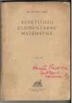 REPETITORJI ELEMNTARNE MATEMATIKE, 1950, v hrvaščini