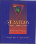 strategy process, content, contest