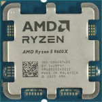 AMD Ryzen 5 9600X | 6 Jeder 12 Niti | Do 5,4 GHz | AM5 Zen 5 | Box Pro