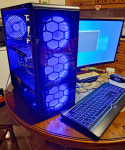 GAMING PC i5 9400F, 16GB RAM DDR4, GTX 1070, 2TB SSD, 1TB M2, PSU800W