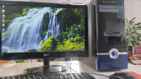PC Intel Core2 2.93Ghz z NVIDIA GeForce in LG Zaslon + Logitech tip+mi