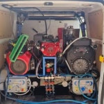 Kombi + strojna oprema Visokotlačno čiščenje