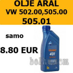 OLJE ARAL TRONIC 431 (PUMPE-DIESE) za vozila VW, AUDI , SEAT, ŠKODA