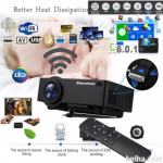 Video PROJEKTOR Bluetooth WiFi smart TV box ANDROID LED videoprojektor