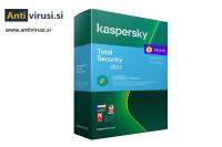 Kaspersky Total Security 2023 (1 naprava, 1 leto)