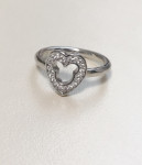 SREBRNI 925 PRSTAN MICKEY 17mm + MOŠNJIČEK