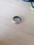 Srebrn poročni prstan 925