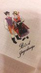 Spominski robček s čipko, Bled Jugoslavija