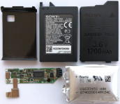 Sony PSP baterijsko vezje + ohišje (brez celice)