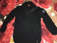 Črn moški pulover S. Oliver, št M