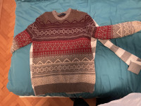 GAP božični christmas sweater pulover volnen(55%/ kot nov medium