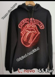 Rolling stones neon, Amplified, L, pulover s kapuco, nov