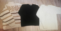 zimski pleteni pulover L/XL