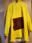pikachu oversized coazy pulover zelo mehak in topel