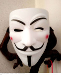 " ANONYMOUS" - pustna maska - V for Vendetta