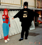 Batman in spiderman