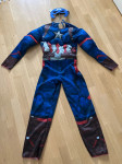 Captain America, kostum, 8-9 let, za 140 cm