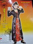 Kostum čarovnica/spider girl št. 120/130 cm (otroška medium)