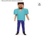 Kostum Minecraft Steve 7-8 let