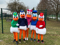 Kostumi SET Racman Jaka, Marjetka, žak, Pak in Mak