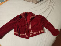 kratka žametna jaknica za pusta