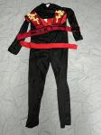 ninja rdeči pustni kostum