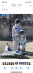 Pustni kostum Astronavt za odraslo osebo M in otroški velikost 6-8let