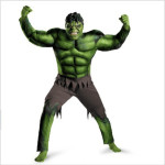 PUSTNI KOSTUM HULK- mišičasti