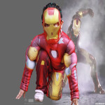 PUSTNI KOSTUM " IRON MAN "-mišičasti