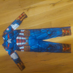 Pustni kostum Marvel Captain America; vel. 128, 7-8 let