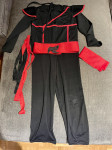Pustni kostum ninja, cca 6-7 let