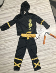 Pustni kostum Ninja z dodatki 5-7 let