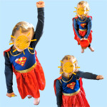 Supergirl pustni kostum 98/104