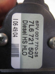 PEDALI OEM N. 7L6721507 ORIGINAL REZERVNI DEL VOLKSWAGEN TOUAREG 7LA 7