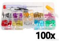 Set nadomestnih varovalk, 100 kosov + orodje za menjavo