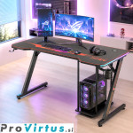 Igralna miza 140cm z led lučko TITAN