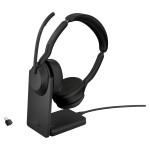 Jabra Evolve2 55 Link380c UC Stereo stojalo slušalke za pisarno z USB-