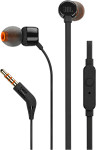 JBL T110 žične ušesne slušalke črne barve - novo