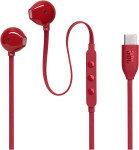 JBL Tune 305C USB-C žične slušalke rdeče barve - novo