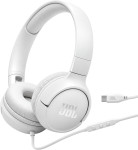 JBL Tune 520 USB-C žične slušalke v beli barvi - novo