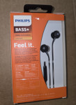 kabel v ušesne slušalke BASS + PHILIPS