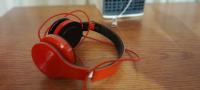 Računalniške slušalke Headphone, rdeče, dober zvok
