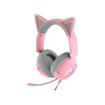 Razer Kraken Kitty V3 X Quartz (roza/siva, 3,5 mm jack vtič)
