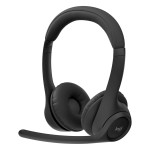 Slušalke Logitech - Zone 305 - polnočno črne - 2,4 GHz/BT - PLUGC - Em