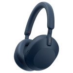 Slušalke Sony WH-1000XM5 modre barve