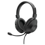 Slušalke Trust USB HS-250 čez uho, črne