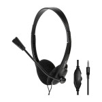 Stereo slušalke Logilink, 1x 3,5 mm vtičnica za mikrofon, Eco-Box